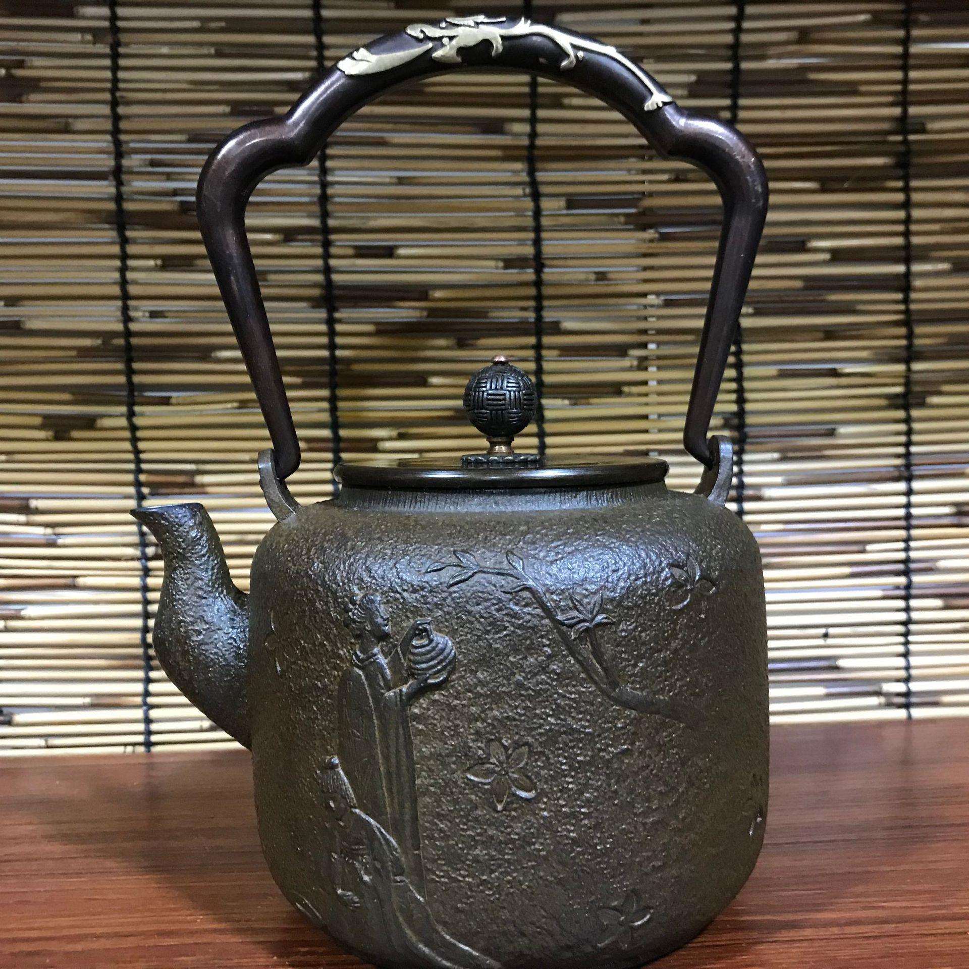 金义堂 仿古手工茶壶 创意高档功夫铁茶壶养生泡茶铁壶
