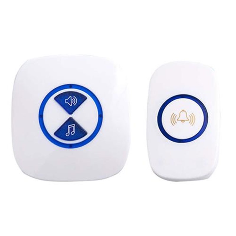 门铃无线家用超远距离穿墙防水电子遥控交流门玲老人呼叫器一拖二