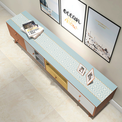 茶几电视柜组合桌布防水防油免洗轻奢北欧pvc餐桌垫防尘盖布防烫