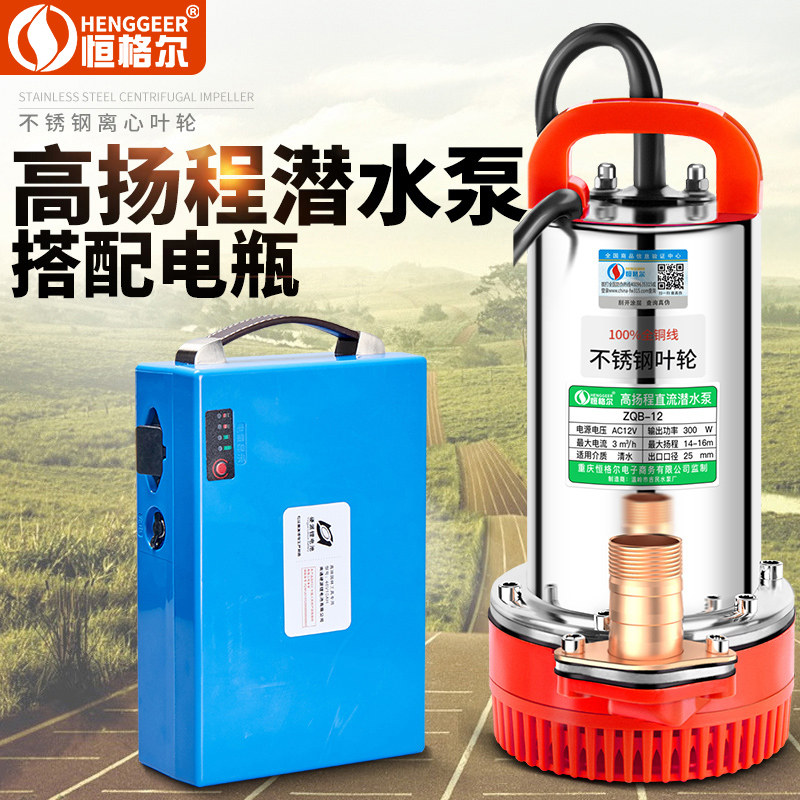 直流潜水泵12V抽水机24V48V60V伏电动车电瓶车农用小型家用抽水泵,五金/工具,水泵,淘宝优惠券,粉丝福利购,淘宝优惠卷