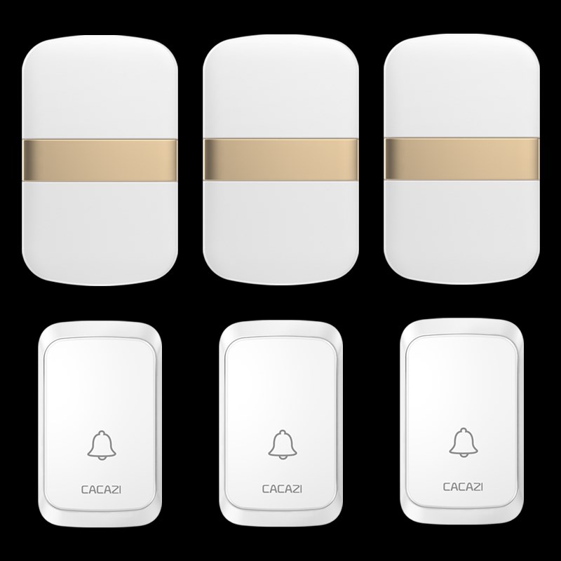 智能门铃三拖三家用无线电门铃远距离电子智能遥控门铃呼叫器