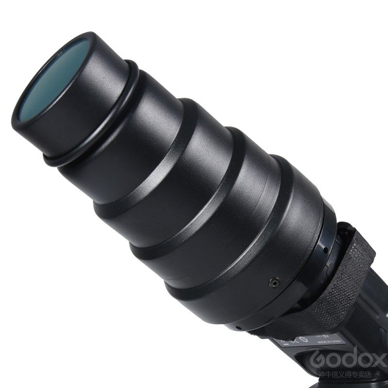 闪光灯束光筒h 热靴灯聚光含色片闪光灯束光筒外接猪嘴闪光灯附件