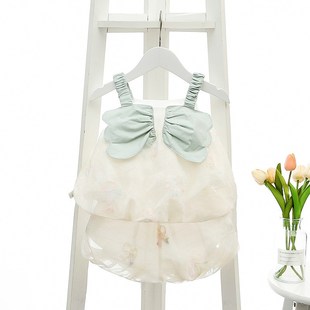 女童夏装套装2025新款可爱卡通两件套韩版洋气女宝宝海边度假童装