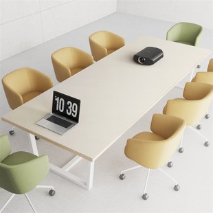 办公桌面桌布会议室开会条桌会议桌布长方形轻奢高级感白色皮革垫