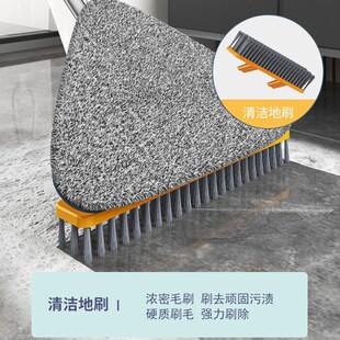 三角拖把多功能加大拖头延长伸缩杆擦玻璃墙面天花板拖布擦车拖地