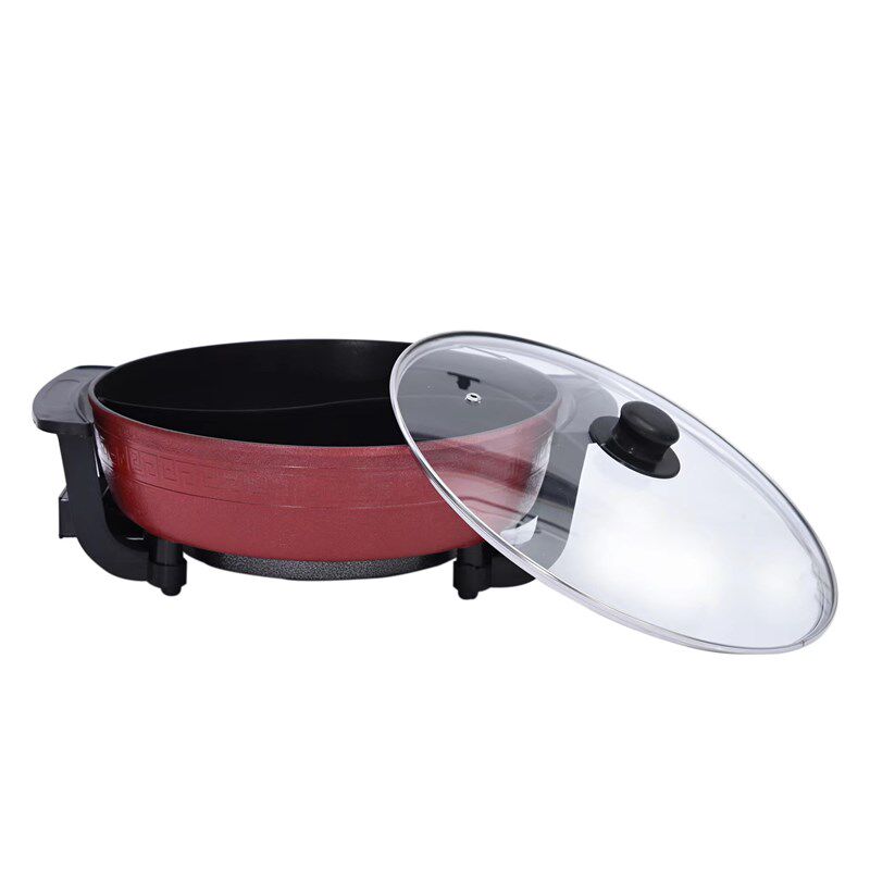 韩式多功能鸳鸯电火锅礼品大容量不粘电热锅家用学生电煮锅