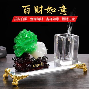 笔筒创意时尚办公室桌面笔筒收纳盒男女同学生桌面前台老板商务礼