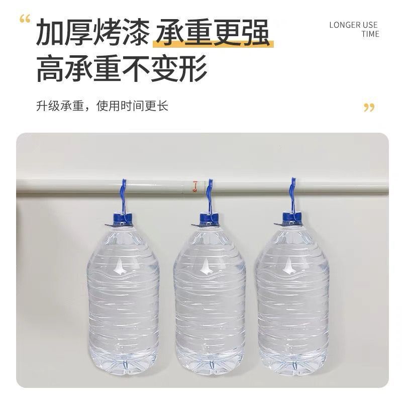 可伸缩烤漆宿舍床帘支架寝室蚊帐学生上铺下铺遮光帘加粗厚床架子