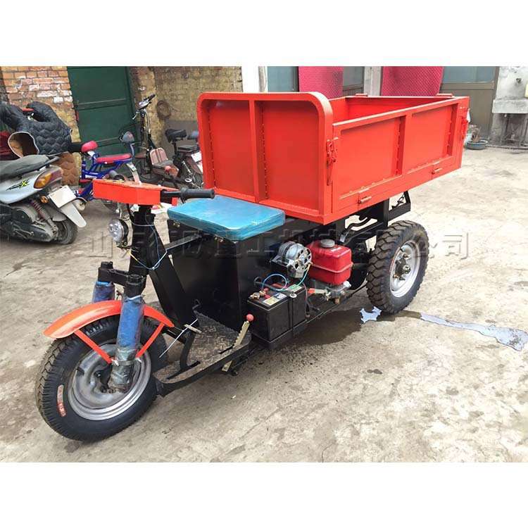 小型农用三轮车柴油8马力微型小三轮工程拉砖拉土短途倒料运输车