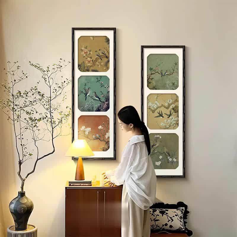 宋氏美学玄关装饰画2025新款走廊过道墙面高级壁画中古风餐厅挂画,电子元器件市场,其它元器件,淘宝优惠券,粉丝福利购,淘宝优惠卷