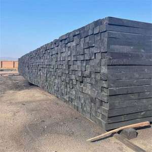 厂家出售油浸枕木 矿用防腐枕木铁路专用1500*300落叶松道岔枕木