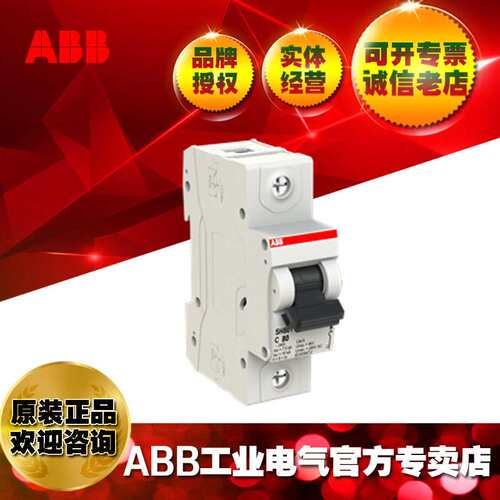ABB微型断路器SH801-C100/2TAZ190100R0824