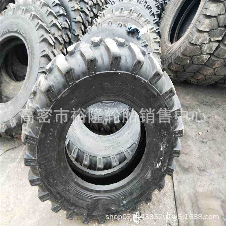 轮式挖沟机挖掘机轮胎 9.00/10.00-20 人字装载机7.5/8.5/12.5-20