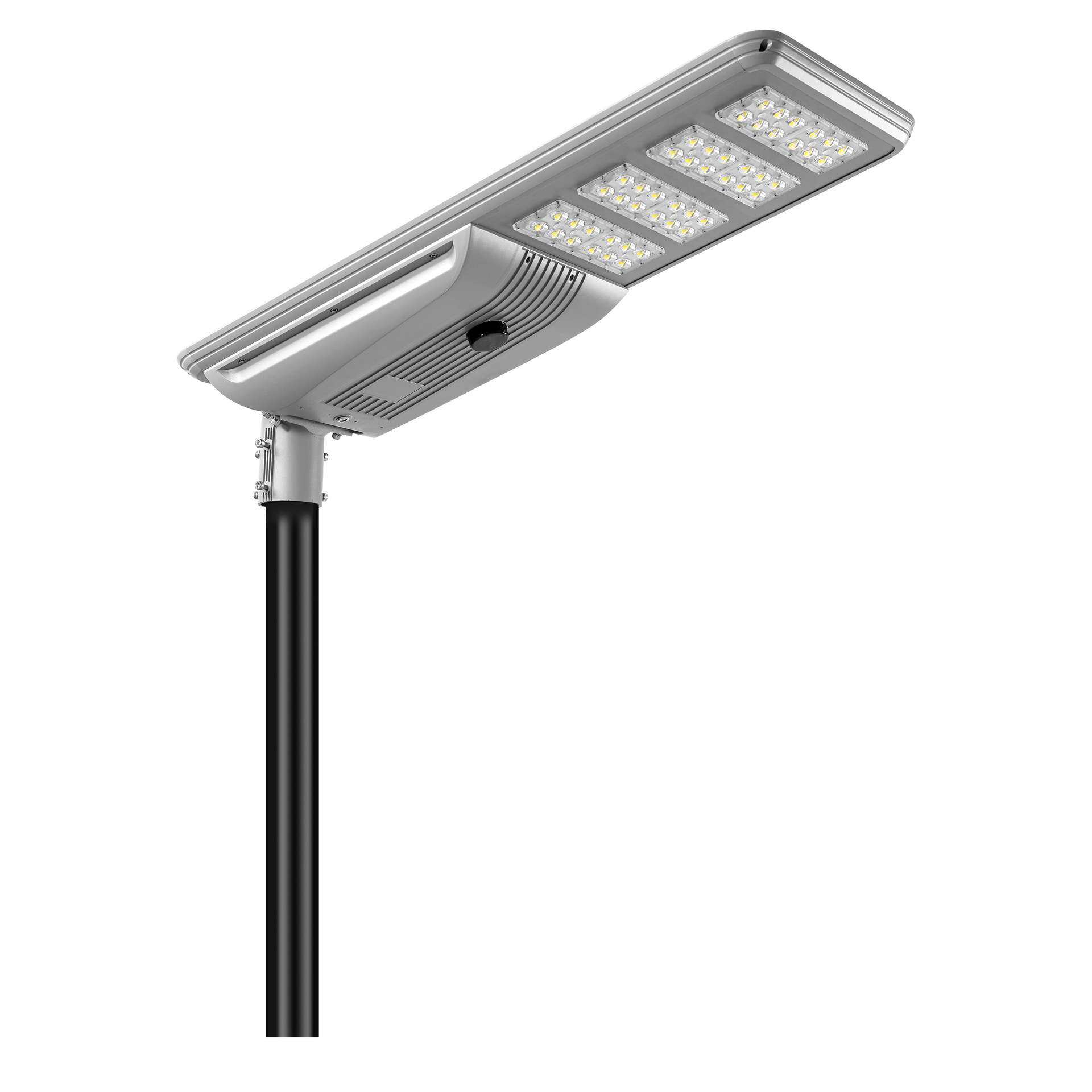 私模全铝光伏储能60W路灯头道路照明LED太阳能路灯感应东南亚风格
