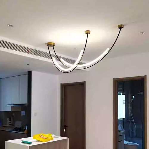 Light Structure设计师创意个性艺术吊灯现代简约样板房餐厅马扎