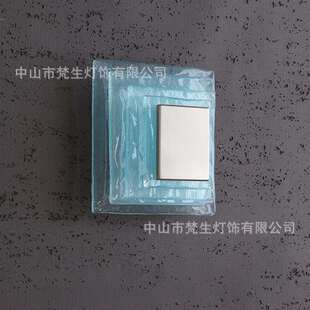 意大利穆拉诺水波纹玻璃壁灯 vintage中古灯客厅卧室走廊设计师灯