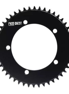 PASSQUEST130BCD封闭空气圆盘椭圆正负齿单盘7075公路折叠车