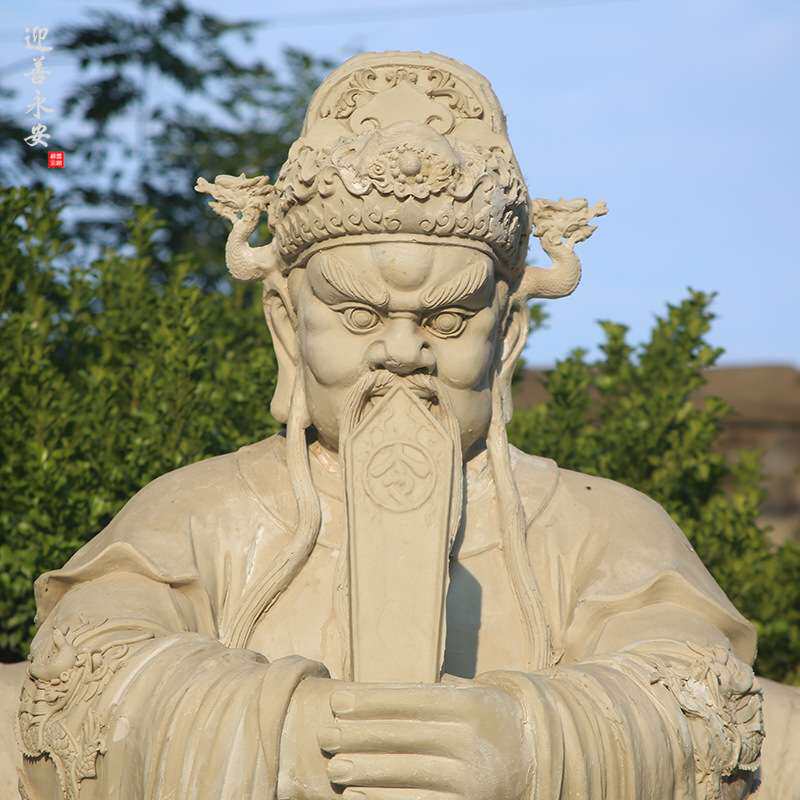 迎善永安东海龙家居摆件玻璃钢白胚彩绘龙五爷纯手工工艺品厂家
