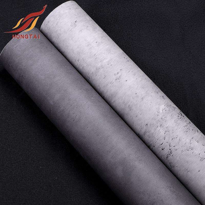 复古水泥灰工业风墙贴壁纸展会背景自粘墙纸PVC加厚防水自粘墙贴