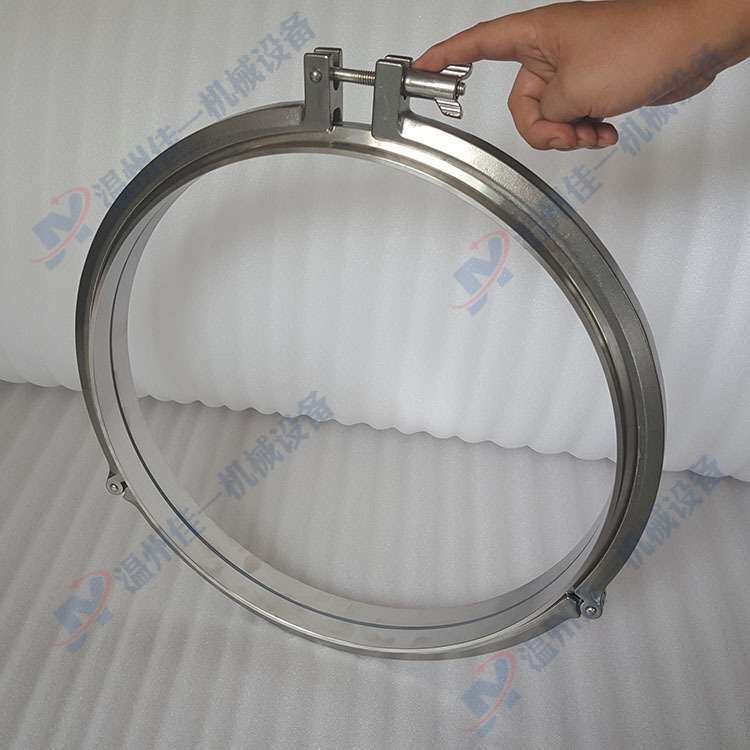 温州佳一专注大规格不锈钢精铸卡箍 大尺寸不锈钢抱箍 快装卡箍件