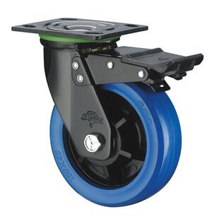 SRC 小推车平板车轮 BA5-532 万向轮微音耐磨小轮子