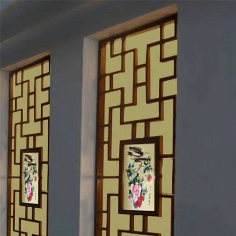 门窗古建筑窗户木质花格窗农家乐装饰窗中式隔断花窗古典窗镂空