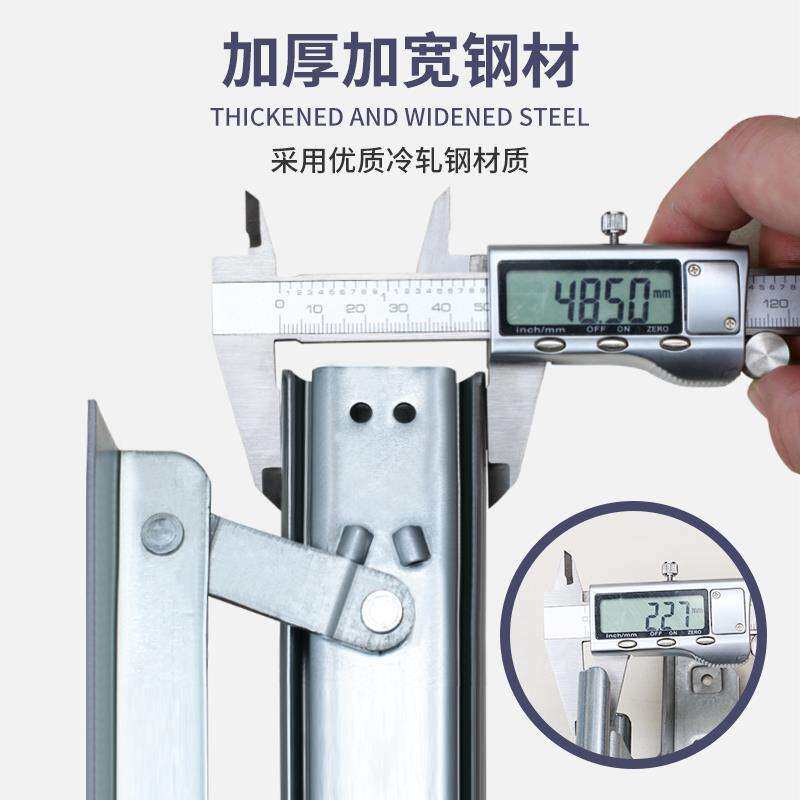餐桌伸缩弹簧折叠侧边升降圆桌方桌可收缩导轨滑轨省空间五金配件