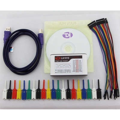 KingstLA1010逻辑分析仪100M采样率16通道可调阈值PWM输出x2便携