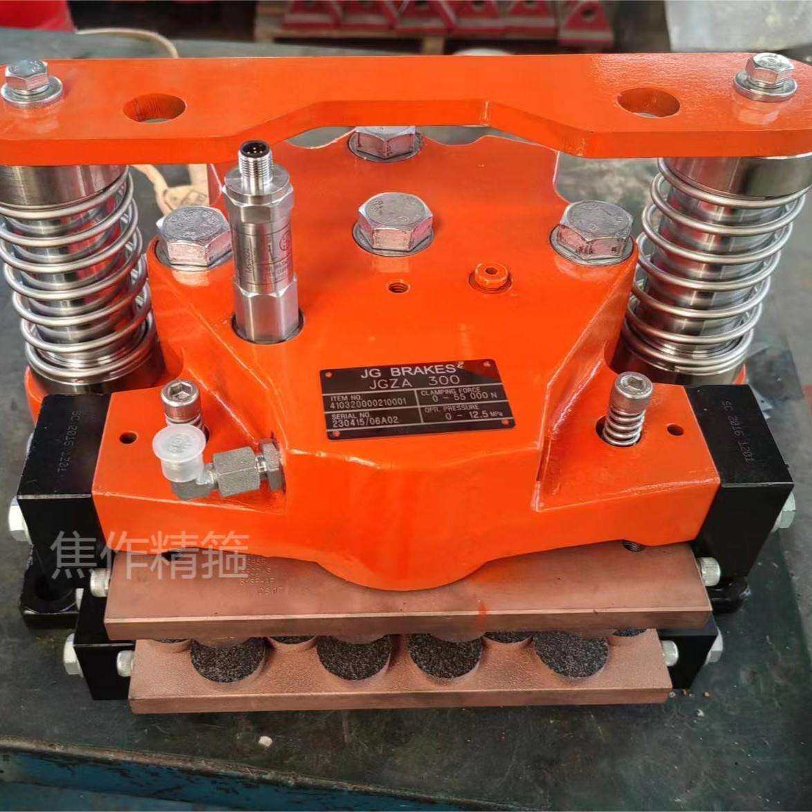 风电主轴制动器高速刹车卡钳ZSDB-75-GD铜基摩擦片全国维保