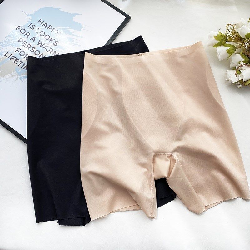 夏季新款面料中腰无痕收腹女士内裤修身显瘦透气舒适平角安全裤