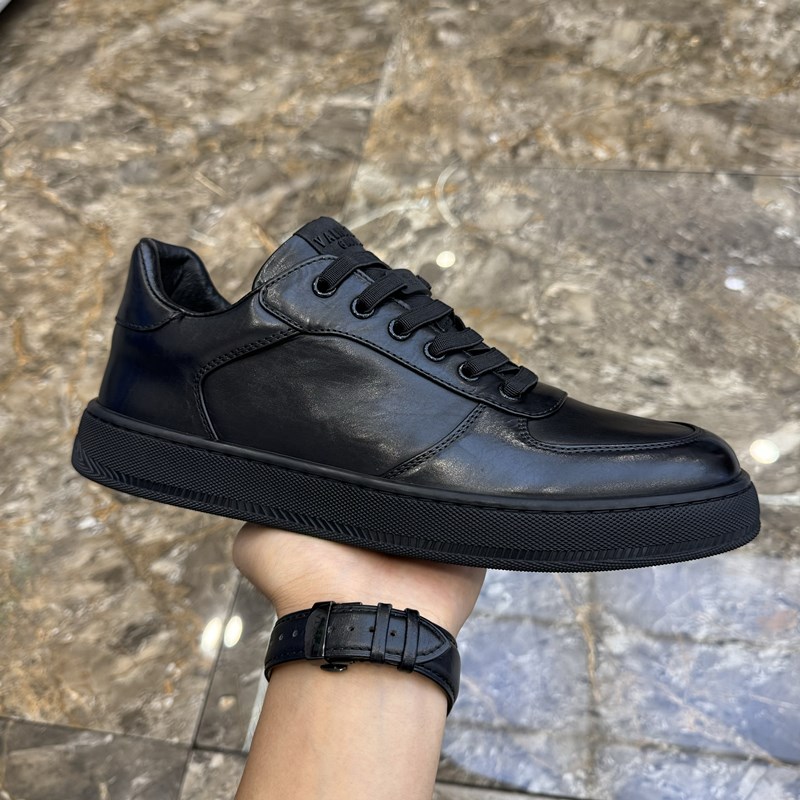 真皮板鞋男士休闲鞋低帮透气百搭时尚纯牛皮软底皮鞋潮流小白鞋男