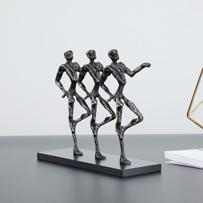 现代简约客厅电视柜高档人物雕塑摆件酒店别墅售楼处橱窗软装摆设,家居饰品,桌面摆件,淘宝优惠券,粉丝福利购,淘宝优惠卷