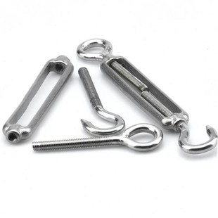 m4m5m6m8m10304 不锈钢花篮螺丝开体花兰钢丝绳拉紧器紧线器