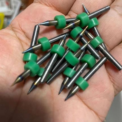 硬质合金钨钢圆棒 3.175雕刻刀 精雕专用 加硬加长钨钢刀棒蓝头