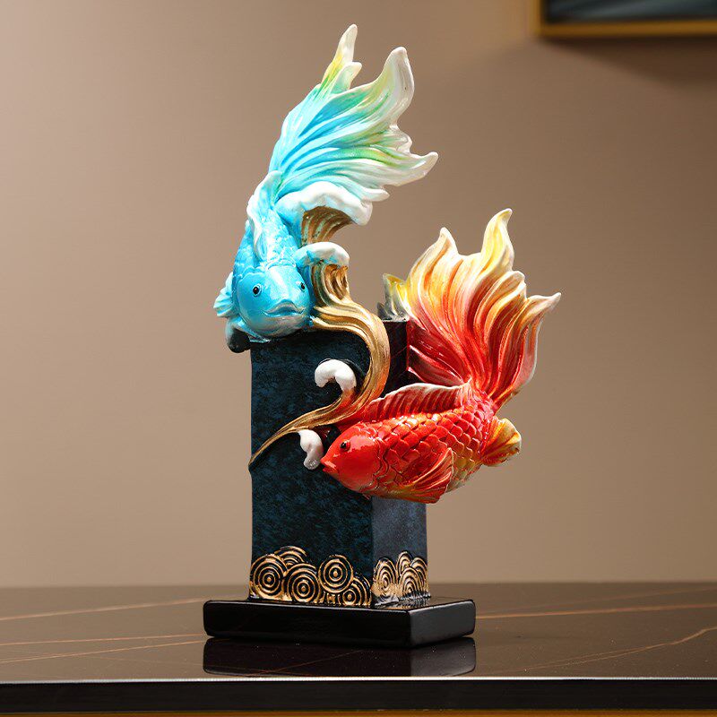 乔迁新居年年有余摆件家居饰品 酒柜电视柜装饰品创意客厅鱼摆设,家居饰品,装饰摆件,淘宝优惠券,粉丝福利购,淘宝优惠卷