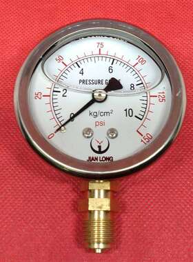 上海派澳YN60 5KG10KG15KG25KG35KG50KG100KG表盘直径60MM 1/4牙