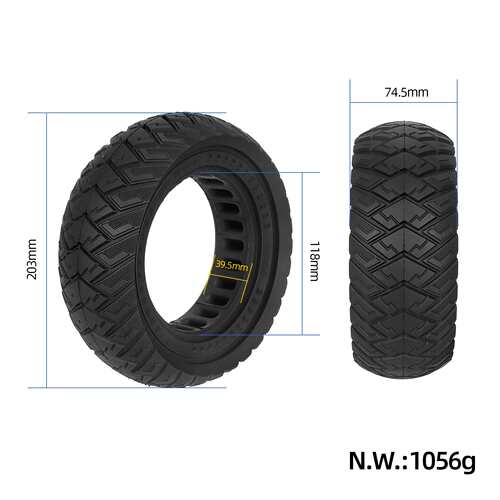 Ulip8.5*3机翼纹越野实心胎Kugoo Kirin G2 Pro Zero Vsett防爆胎