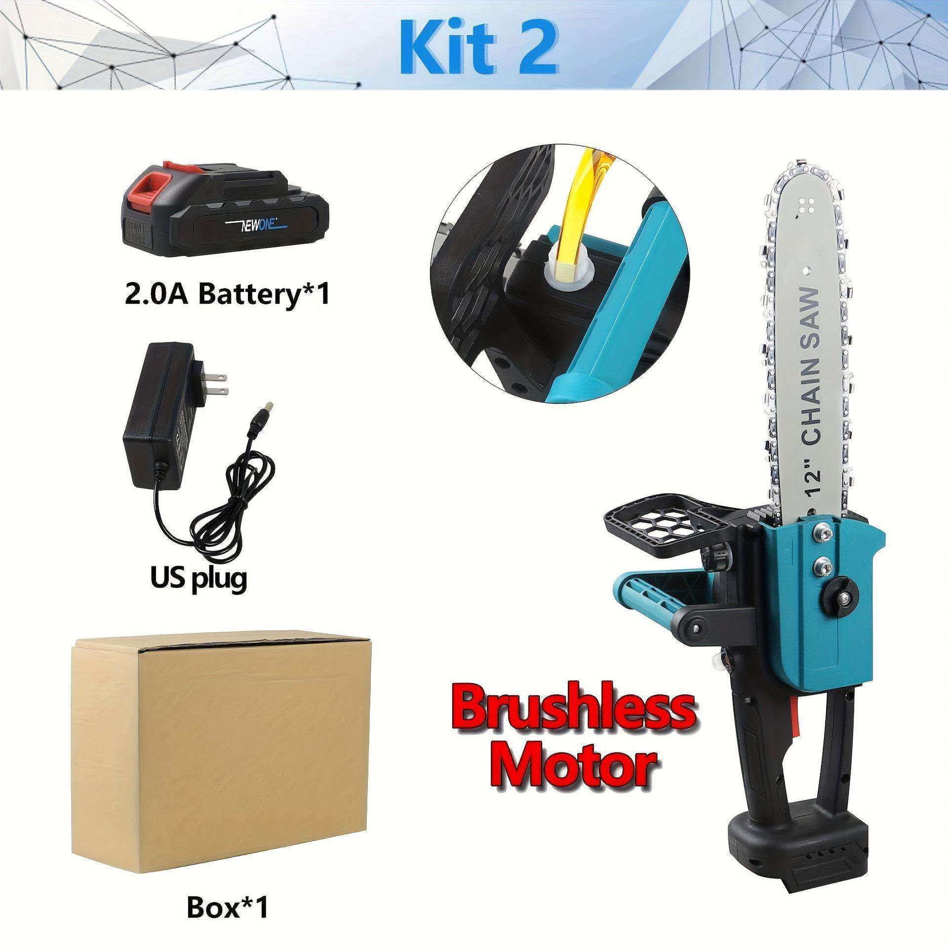 跨境12寸锂电电链锯户外单手充电式修枝锯家用伐木小型电锯,鲜花速递/花卉仿真/绿植园艺,割草机/草坪机,淘宝优惠券,粉丝福利购,淘宝优惠卷