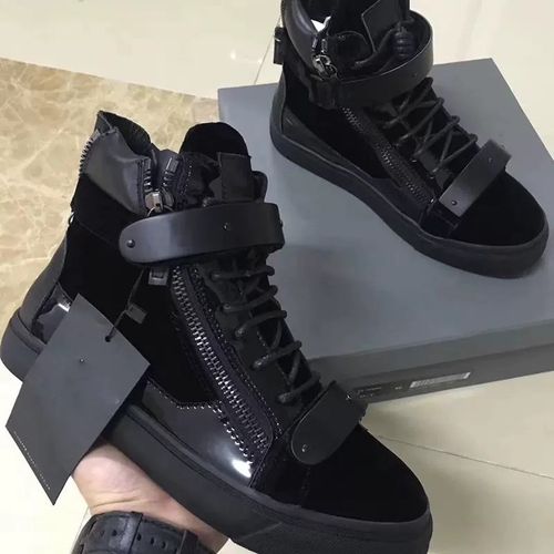 新款2025新品黑铁GZ牛皮丝绒双金属扣男鞋高帮情侣潮板棉鞋女