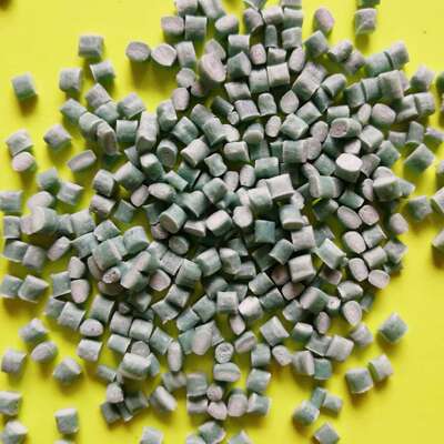 厂家供应绿色PP再生塑料颗粒 排水板 植草格  筒线专用料