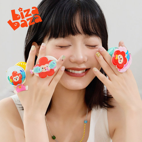 bizabaza夏日搞怪磁吸手机支架