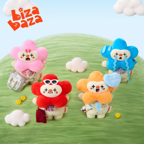 bizabaza撒野日记潮玩毛绒公仔
