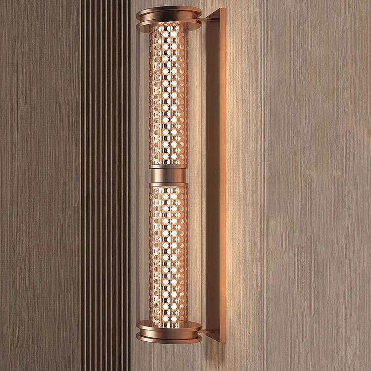 北欧设计师客厅壁灯复古怀旧美式乡村个性创意酒吧KTV过道壁灯