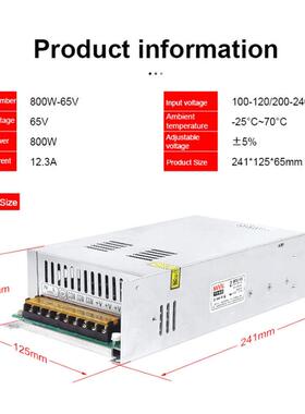 CE认证 RD6018 数控可调直流电源实验维修开关电源稳压源60V降压