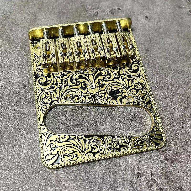 Tele雕花琴桥 升级配件 电吉他TL电路板旋钮螺丝美芬日芬墨芬改装