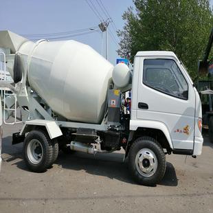 小骏马搅拌车价格 零首付搅拌车3方 唐骏小型搅拌车搅拌均匀