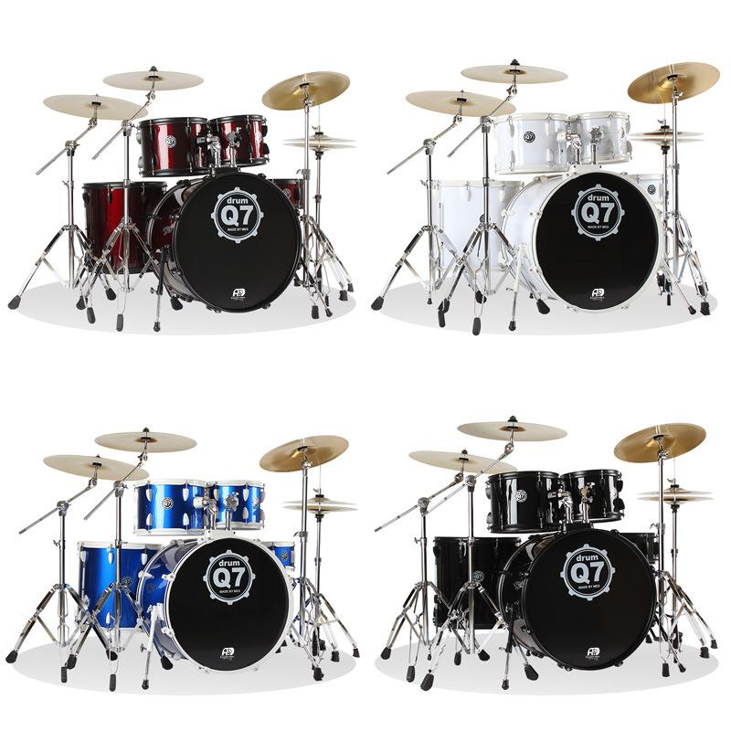 mes架子鼓Q7系列迈斯爵士鼓儿童初学者入门成人家用五鼓三镲四镲