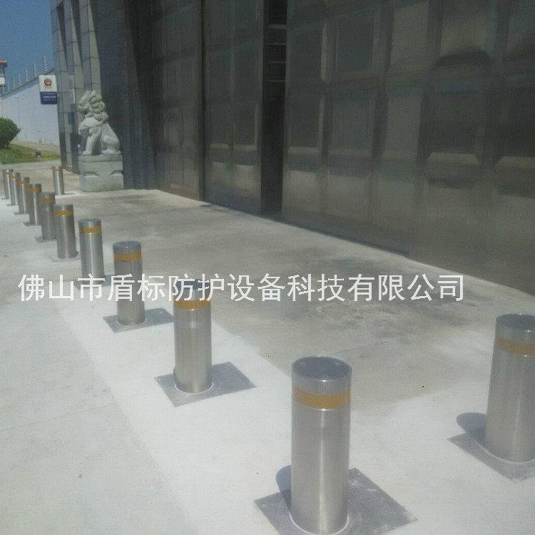 盾标防护加强型浅埋式安装液压升降柱云南红河州师范学院防撞路障