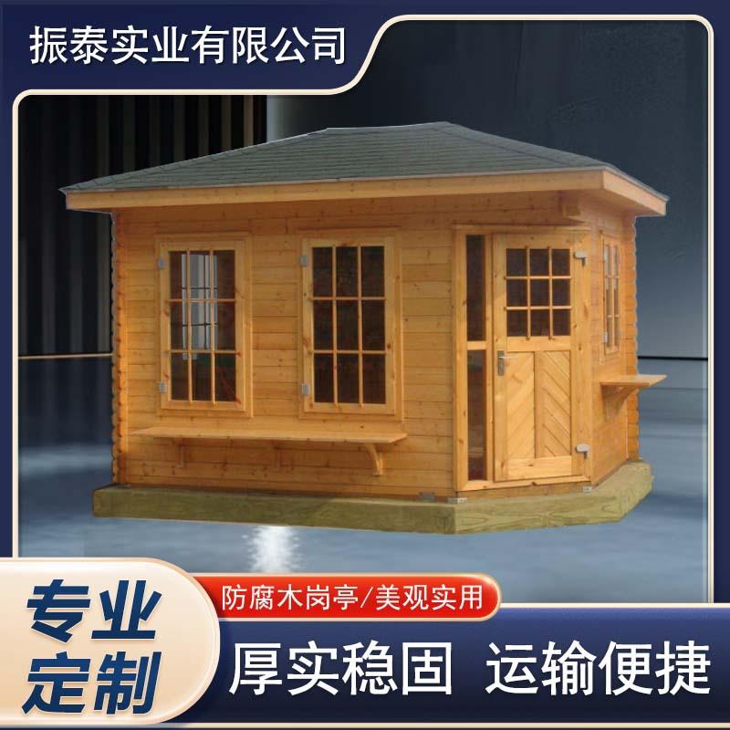 户外防腐木小木屋售货亭商业街广场售卖亭景区奶茶屋售票亭