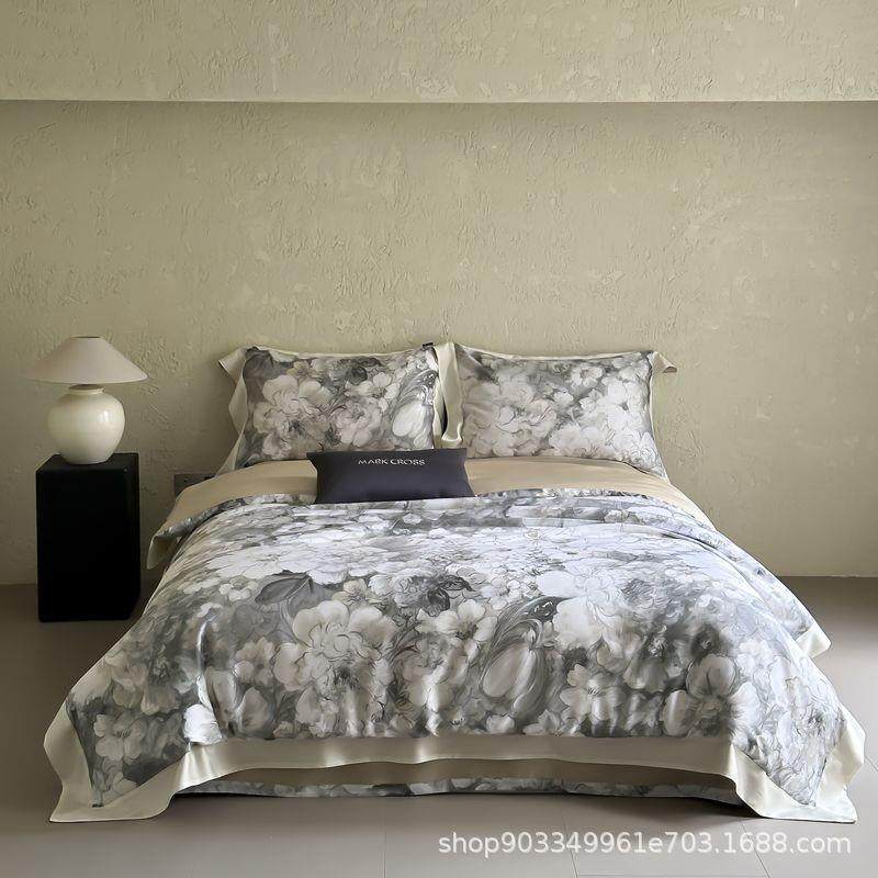 冷凝自然画卷超细旦灵感花艺数码印花四件套天丝轻奢床上用品MLC,鲜花速递/花卉仿真/绿植园艺,割草机/草坪机,淘宝优惠券,粉丝福利购,淘宝优惠卷